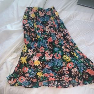 Flower Maxi Skirt